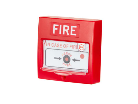 Manual call point for fire